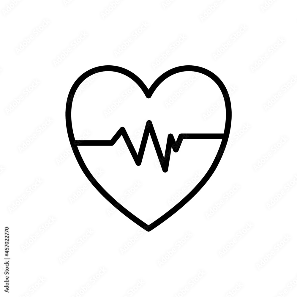 heart heartbeat icon