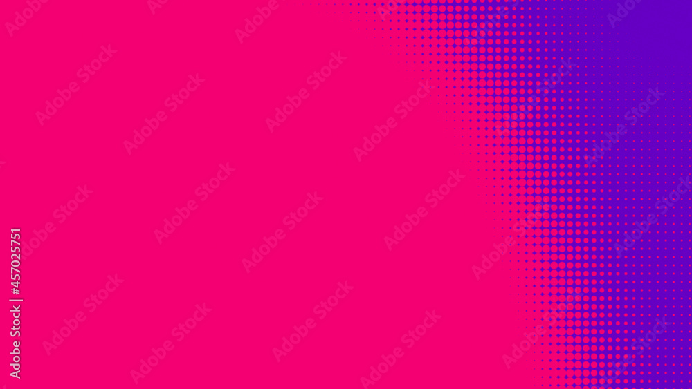 Dots halftone purple pink color pattern gradient texture with technology digital background. Pop art comics with nature graphic design. Dots halftone purple pink color pattern gradient texture with technology digital background. Pop art comics with nature graphic design.