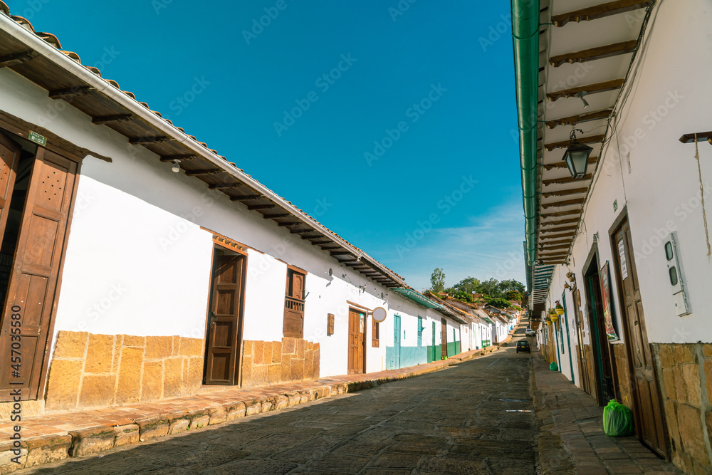 Barichara Most Beautiful Colonial Town in Santander, Colombia Orange Roof Historical Village