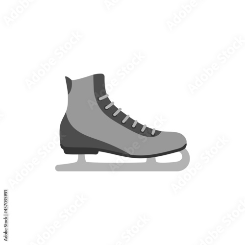 Ice skate icon design template isolated illustration