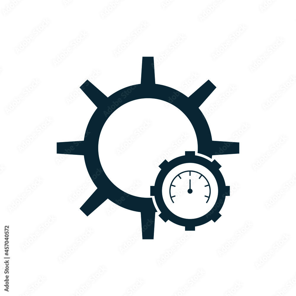 Efficiency icon design isolated on white background vector illustration Efficiency icon design isolated on white background vector illustration