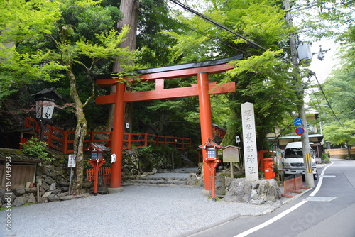 貴船神社 鳥居 京都市左京区