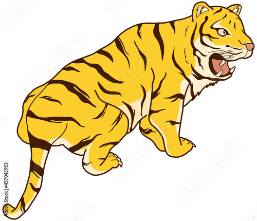 虎　動物　年賀状