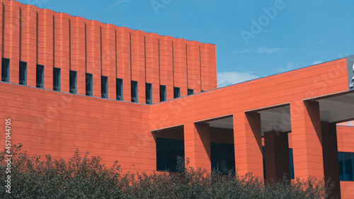 red brick building