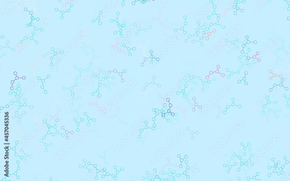 Light Blue, Red vector pattern with artificial intelligence network. Light Blue, Red vector pattern with artificial intelligence network.