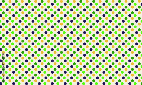 seamless bubble polka dot pattern colorful party black