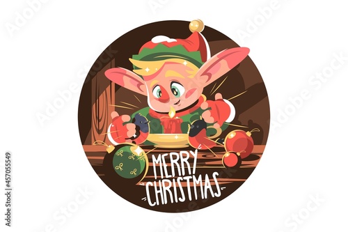 Santas little helper elf