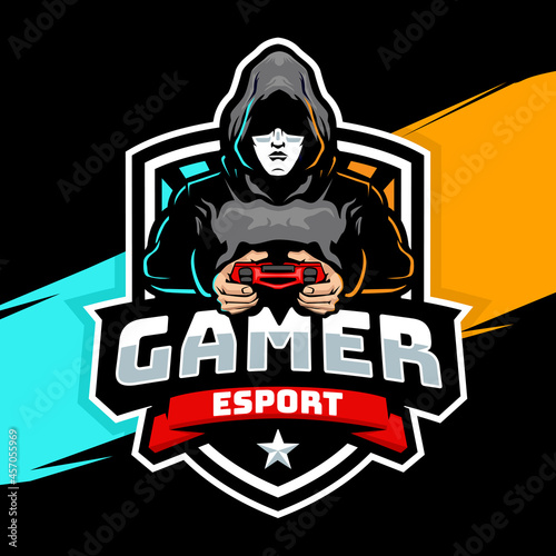 Gamer mascot logo