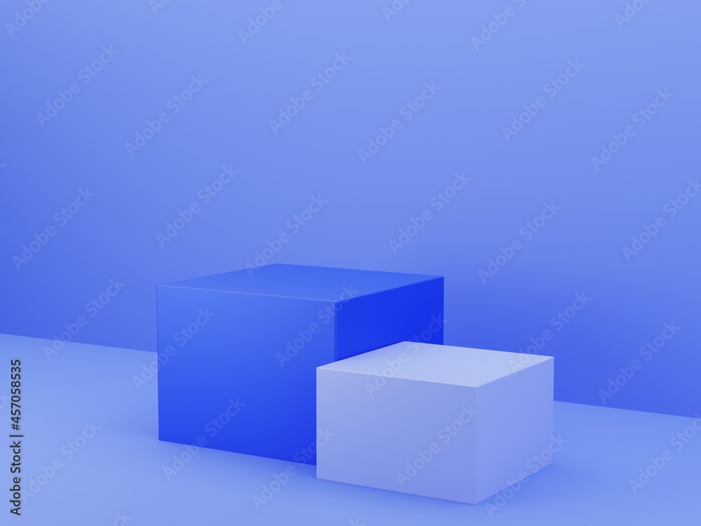 3d blue platform showcase 3d blue platform showcase
