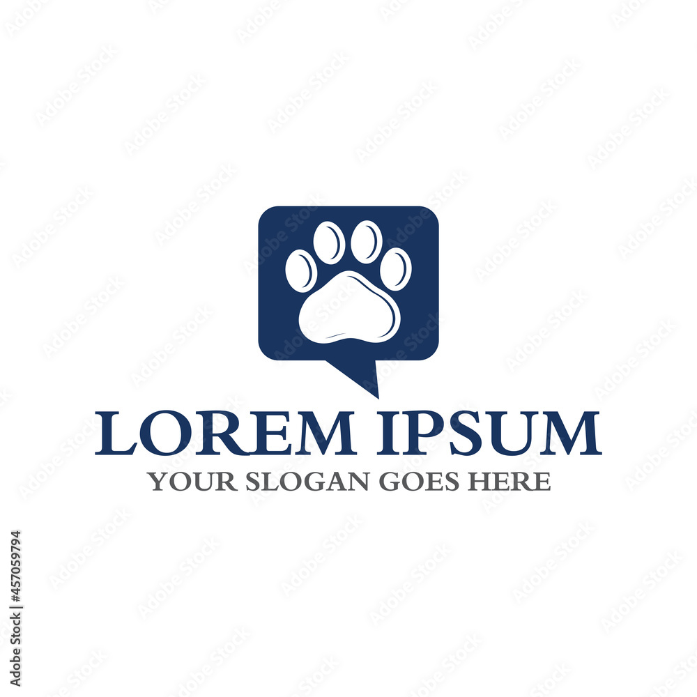 pets talk logo , animal logo