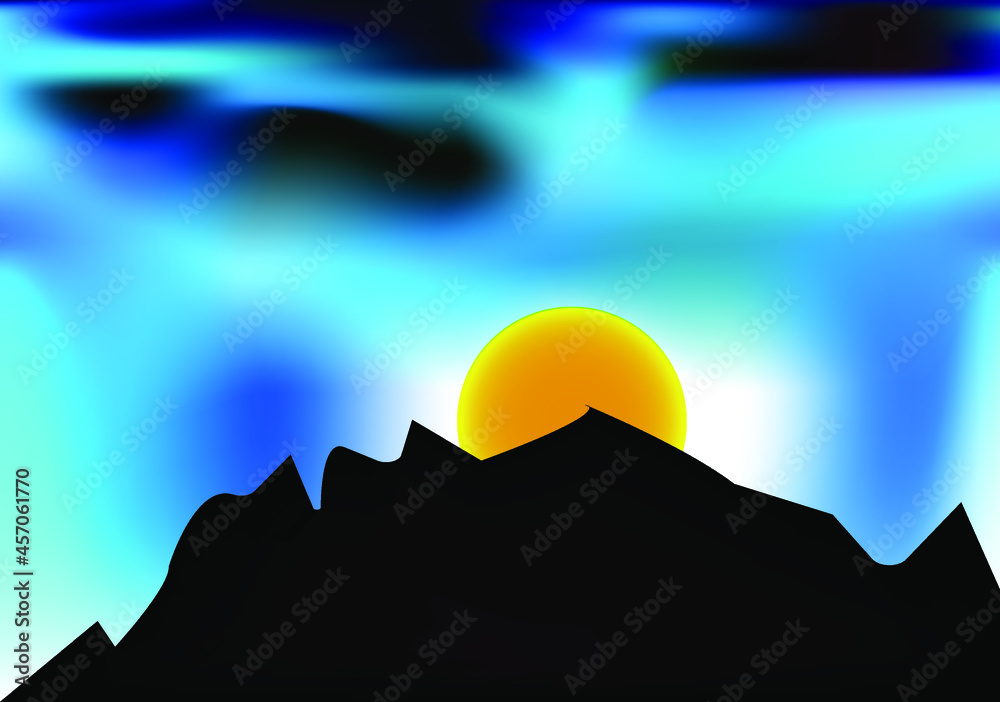 sunset over mountains, Background , abstract design, dark mountain design, dark background sunset over mountains, Background , abstract design, dark mountain design, dark background