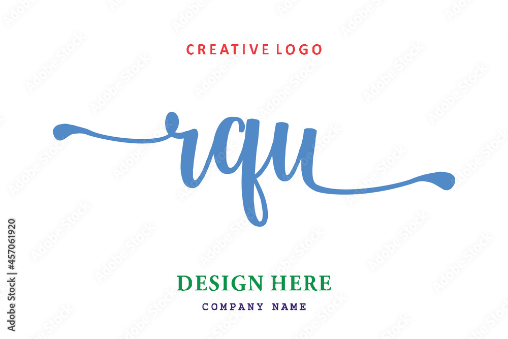 RQU lettering logo is simple, easy to understand and authoritative RQU lettering logo is simple, easy to understand and authoritative