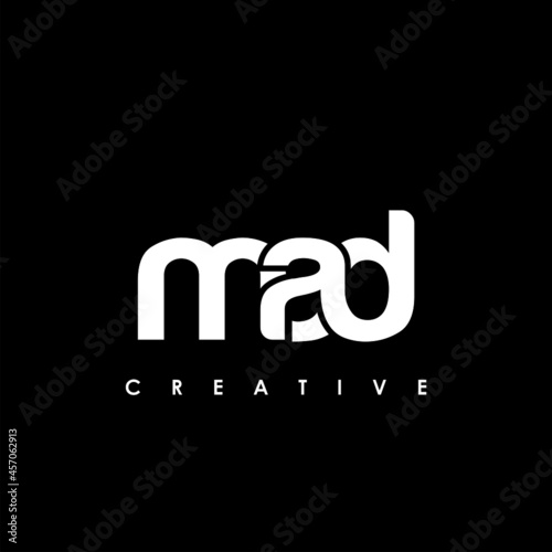 MAD Letter Initial Logo Design Template Vector Illustration