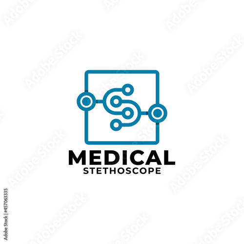 Medical Stethoscope Logo