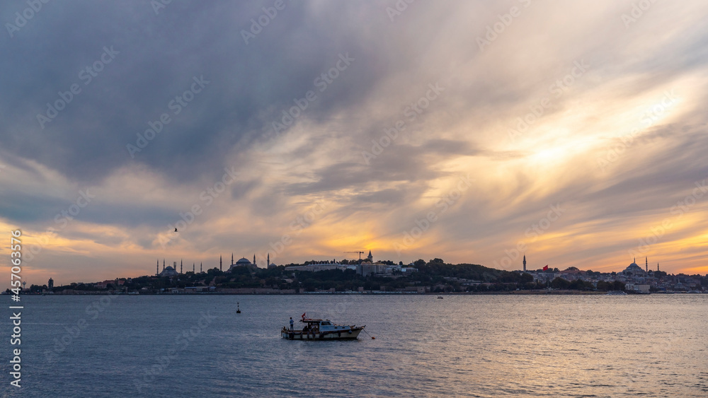 
Photo frame taken at sunrise on the Maiden's Tower tour. Istanbul, Turkey.