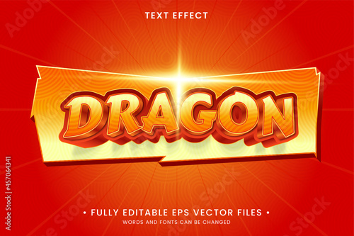 Dragon text effect