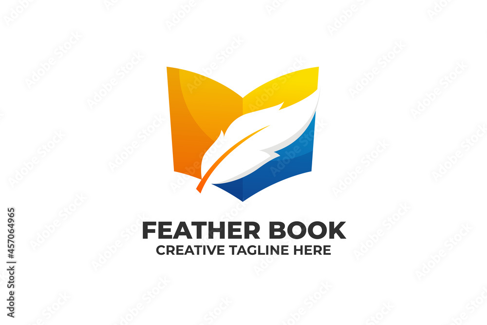 Feather Book Library Logo Feather Book Library Logo