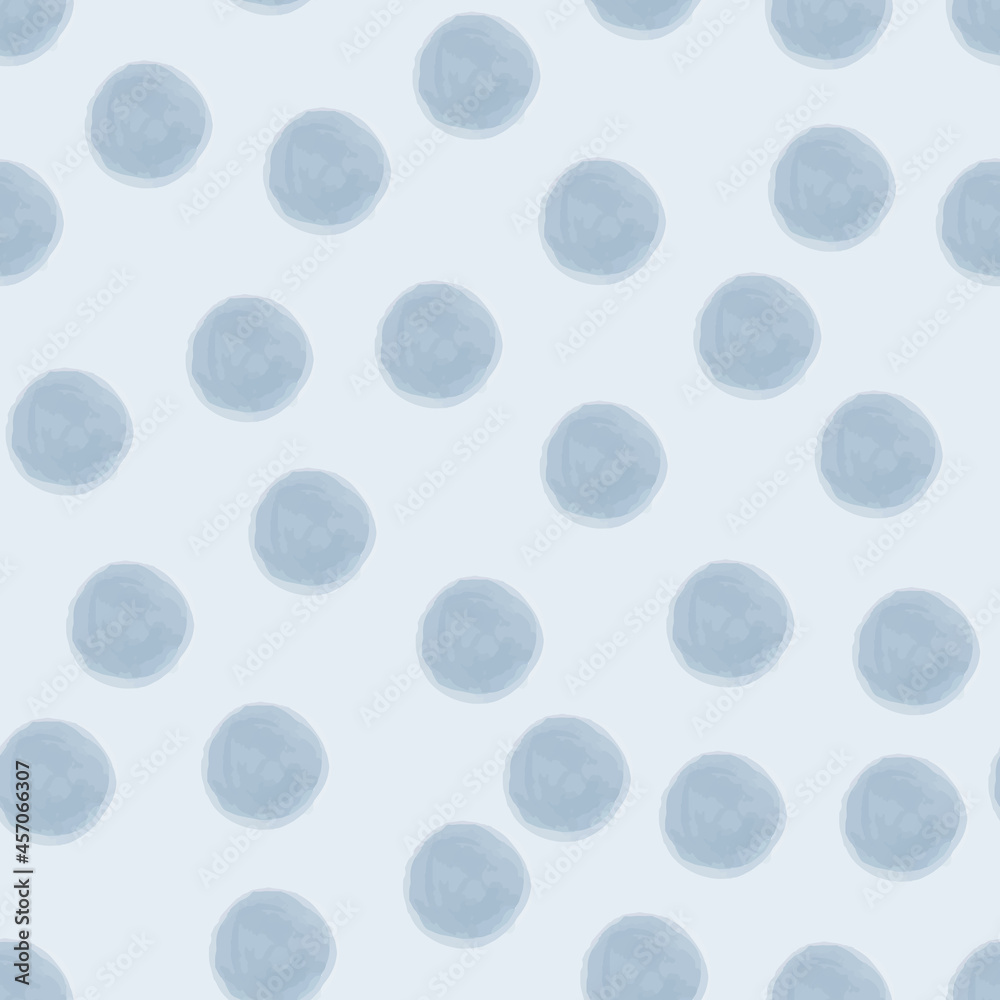 Water colored dots vector seamless repeat pattern print background