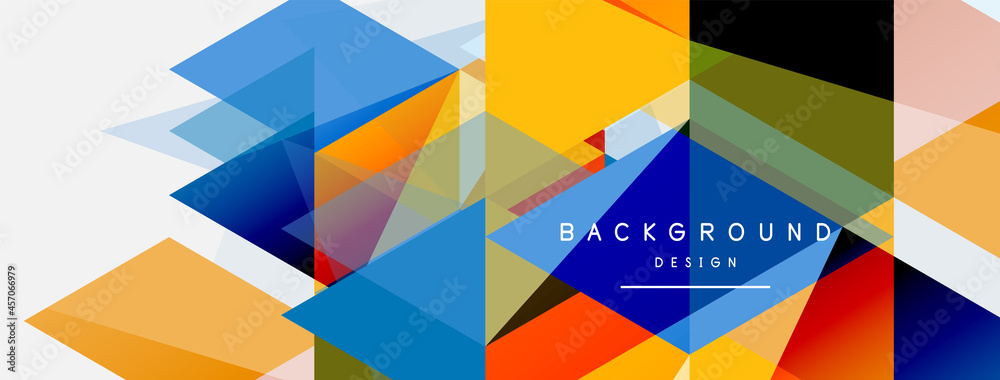 Mosaic triangles geometric background. Techno or business concept, pattern for wallpaper, banner, background, landing page Mosaic triangles geometric background. Techno or business concept, pattern for wallpaper, banner, background, landing page