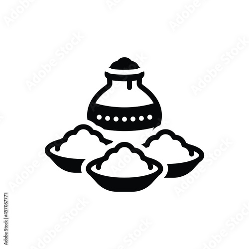 Black solid icon for tradition