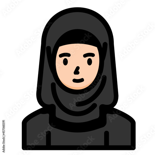 muslim line icon