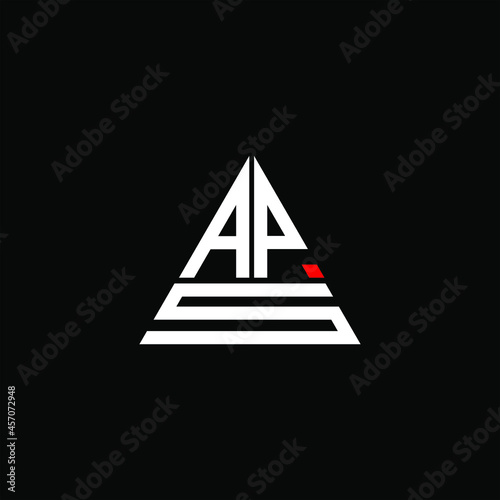 APS letter logo creative design. APS unique design
