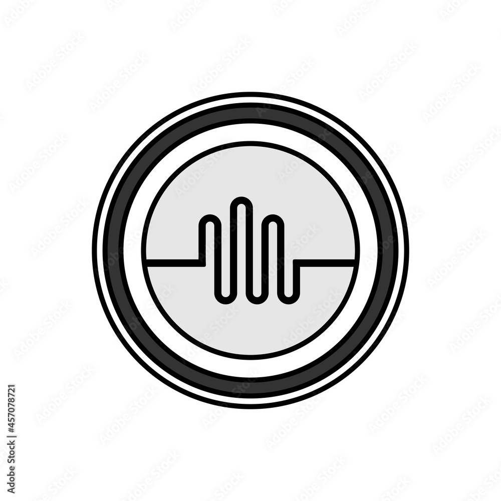 Illustration Vector Graphic of Pulse Plate Logo. Perfect to use for Food Company Illustration Vector Graphic of Pulse Plate Logo. Perfect to use for Food Company
