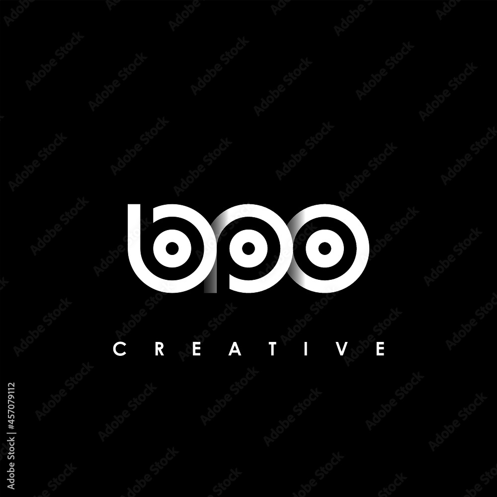 BPO Letter Initial Logo Design Template Vector Illustration BPO Letter Initial Logo Design Template Vector Illustration