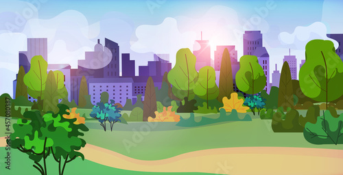 urban park outdoors city buildings cityscape background