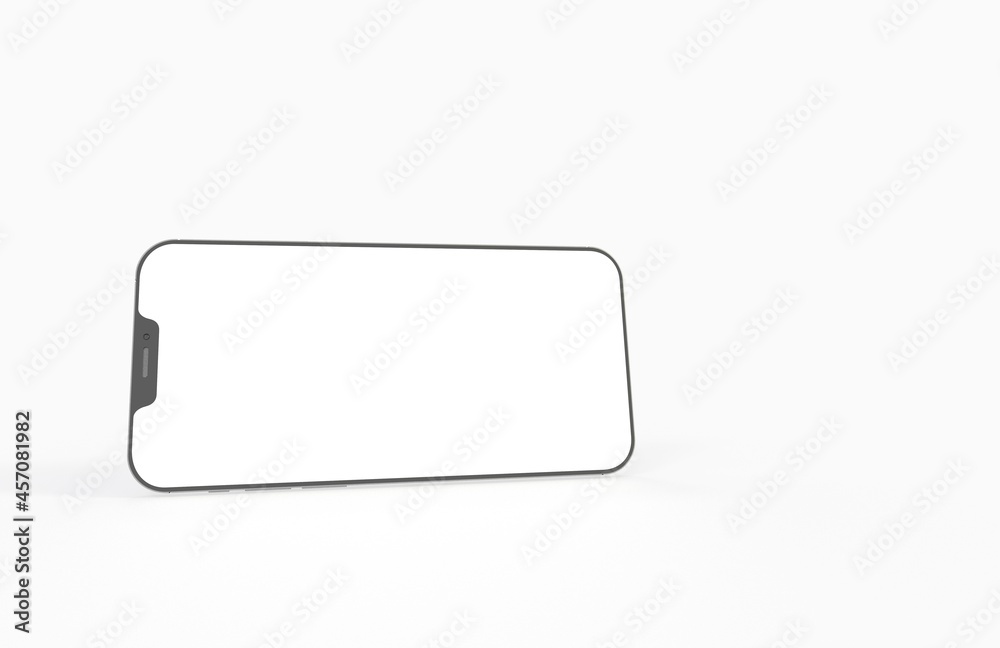 phone 3d illustration mockup smartphone isolated. phone 3d illustration mockup smartphone isolated.