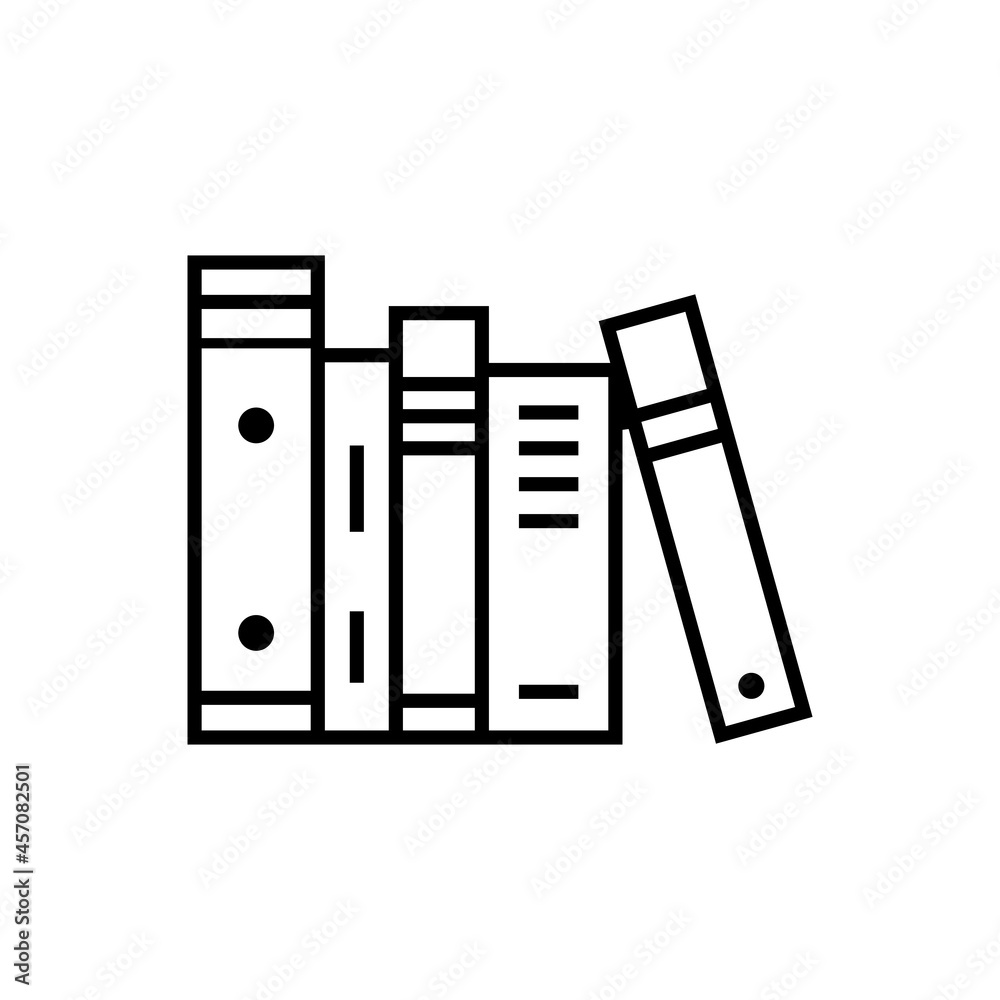 Book vector icon. notebook illustration sign. documents symbol or logo. Book vector icon. notebook illustration sign. documents symbol or logo.