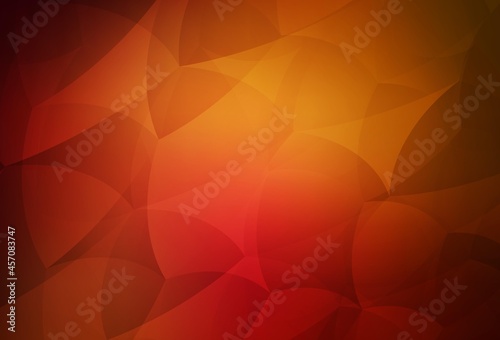 Dark Red vector layout with lines, triangles.