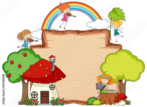 Fairy tale banner template