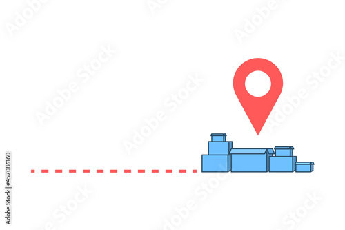 We have moved. New location with a designation point