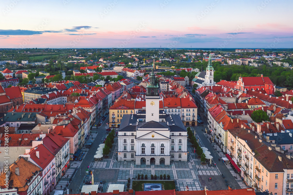 Evening in Kalisz Wielkopolski, Poland