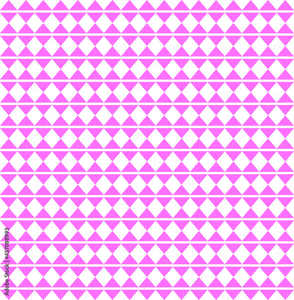 Cute triangle seamless pattern in white background Cute triangle seamless pattern in white background