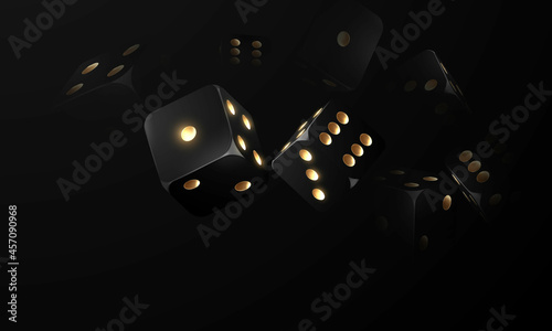 dice casino chips flying realistic tokens for gambling, cash for roulette or poker,