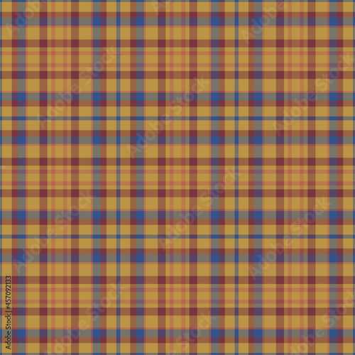 Plaid seamless pattern. Vector background of textile ornament. F