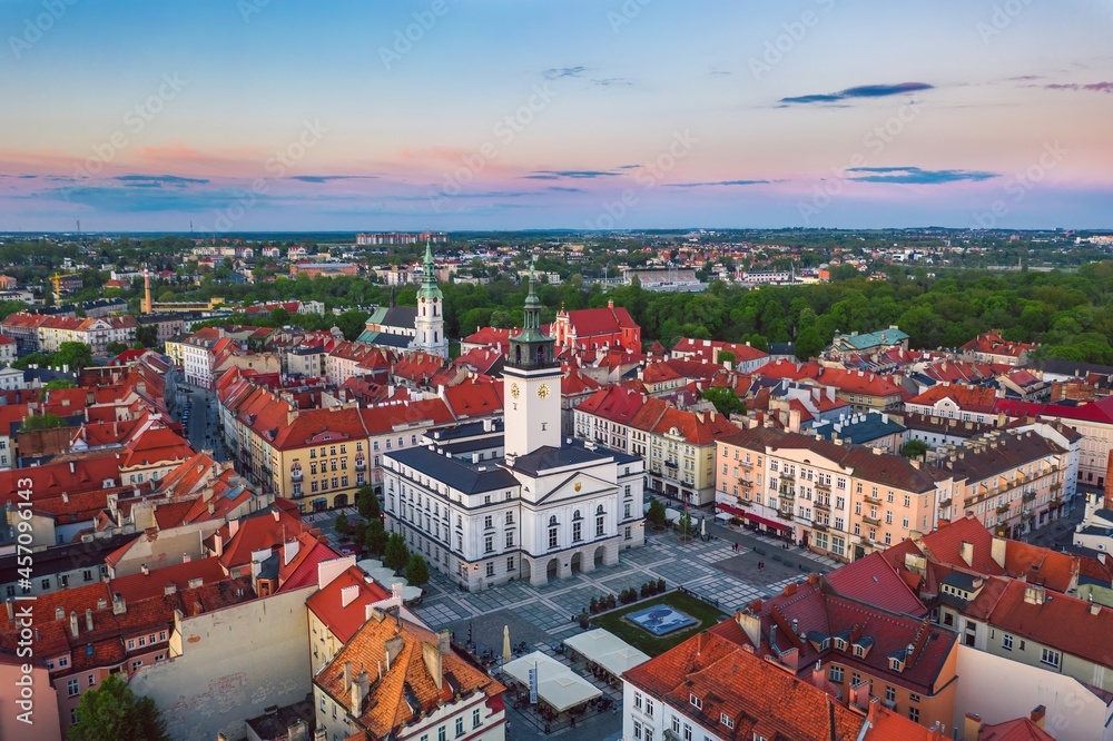 Evening in Kalisz Wielkopolski, Poland