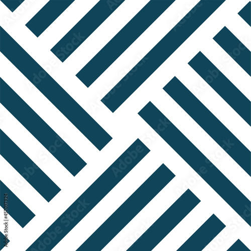 Wallpaper Mural Geometrical nautical themed pattern illustration with navy blue and white stripes decoration Torontodigital.ca
