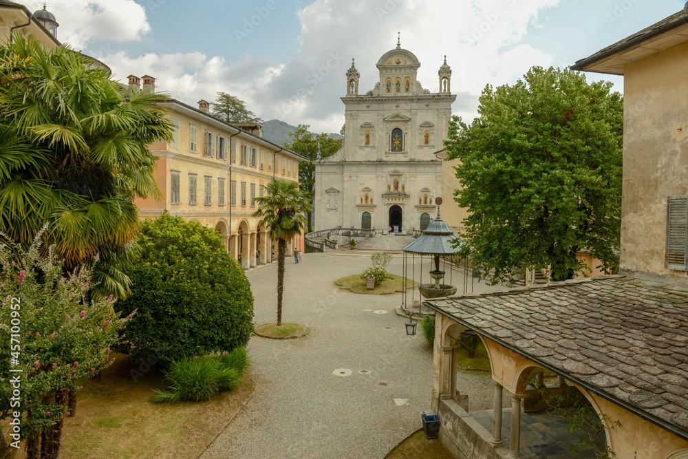 Sacro Monte of Varallo, holy mountain, is a famous pilgrimage site on Italy.