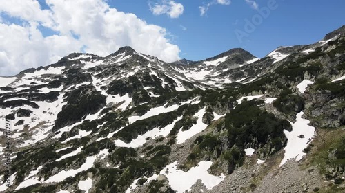 Wallpaper Mural Amazing Aerial view near Dzhangal peak, Pirin Mountain, Bulgaria Torontodigital.ca