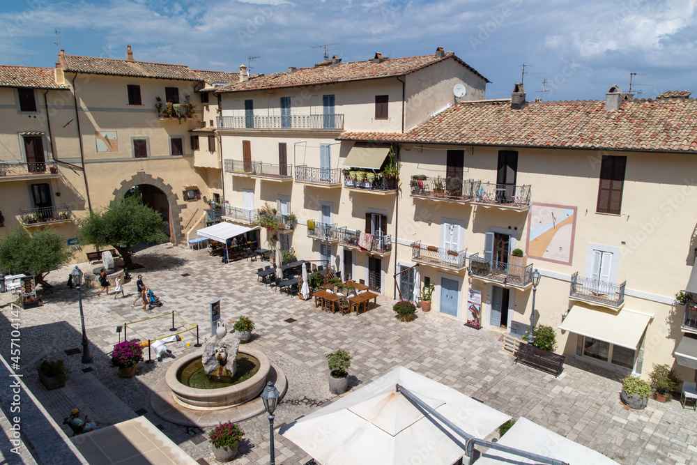 old San Felice Circeo village italy