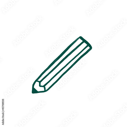Pencil lineart minimalistic illustration