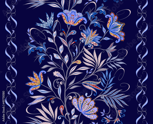 Seamless pattern in ethnic traditional style.