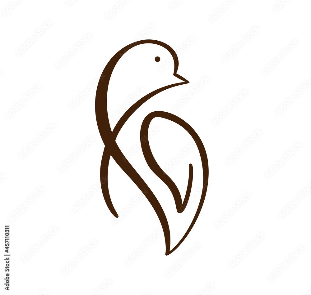 Hand Drawn calligraphy dove. Flying pigeon logo. bird brush line. Black and white vector illustration. Concept for icon card, banner poster, flyer Hand Drawn calligraphy dove. Flying pigeon logo. bird brush line. Black and white vector illustration. Concept for icon card, banner poster, flyer