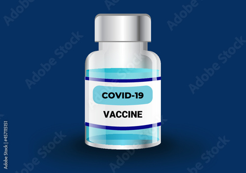 COVID-19 virus vaccine with vial