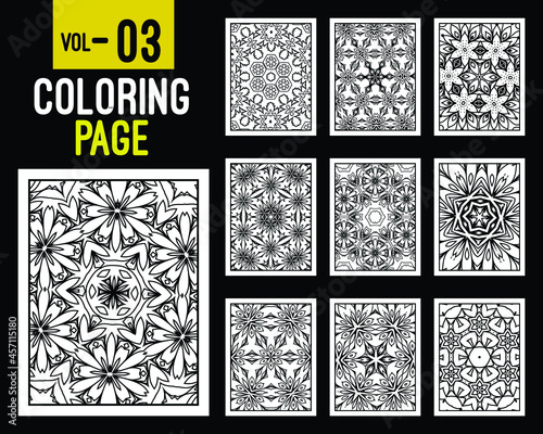 Adult coloring page bundle