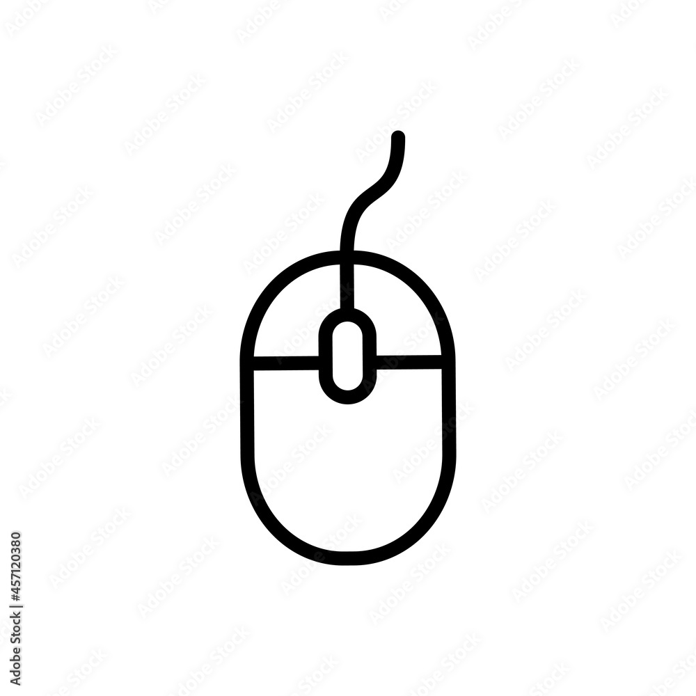 Mouse vector icon. PC illustration sign. computer symbol. device logo or mark. Mouse vector icon. PC illustration sign. computer symbol. device logo or mark.