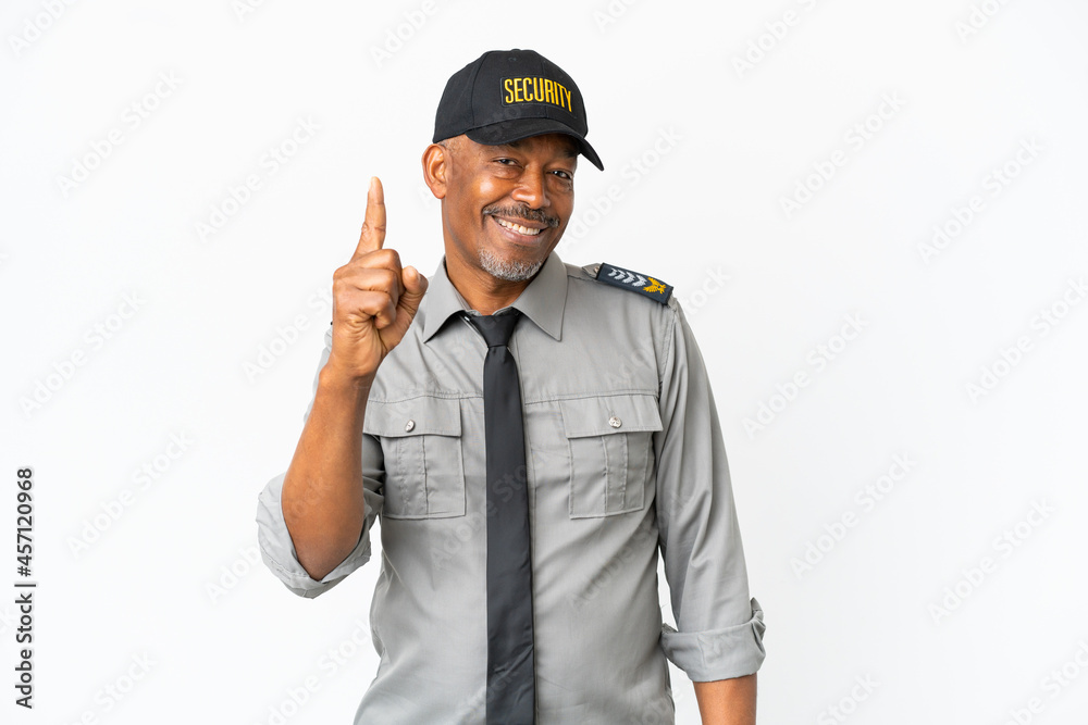 Senior staff man isolated on white background showing and lifting a finger in sign of the best Senior staff man isolated on white background showing and lifting a finger in sign of the best